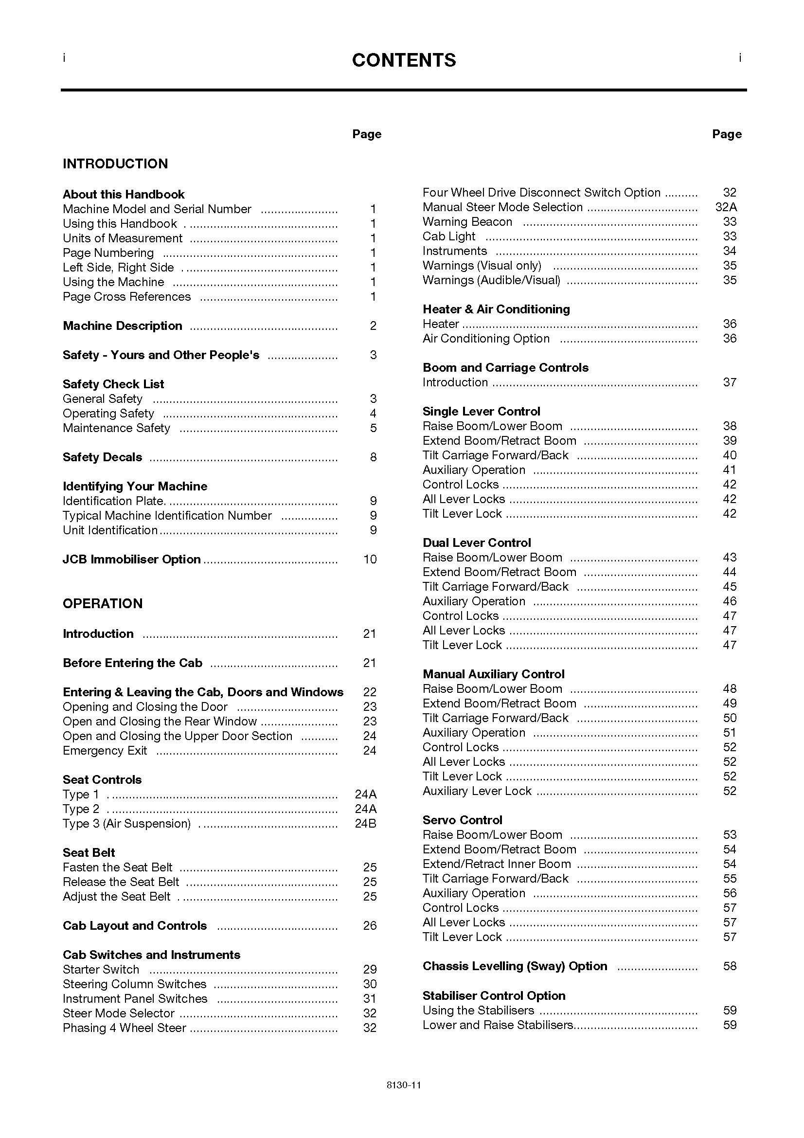Jcb Loadall 530, 532, 535, 537, 540 Serie Telescopico Gestore - Foto 8