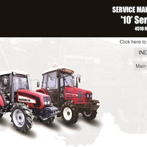 Fits Mahindra - 4510 TRACTOR WORKSHOP Service Repair Manual