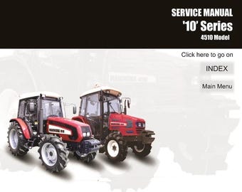 Fits Mahindra - 4510 TRACTOR WORKSHOP Service Repair Manual