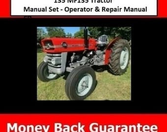 Pour Massey Ferguson - Manuel d'utilisation et de réparation du tracteur 135 MF135 - Jeu de tracteurs