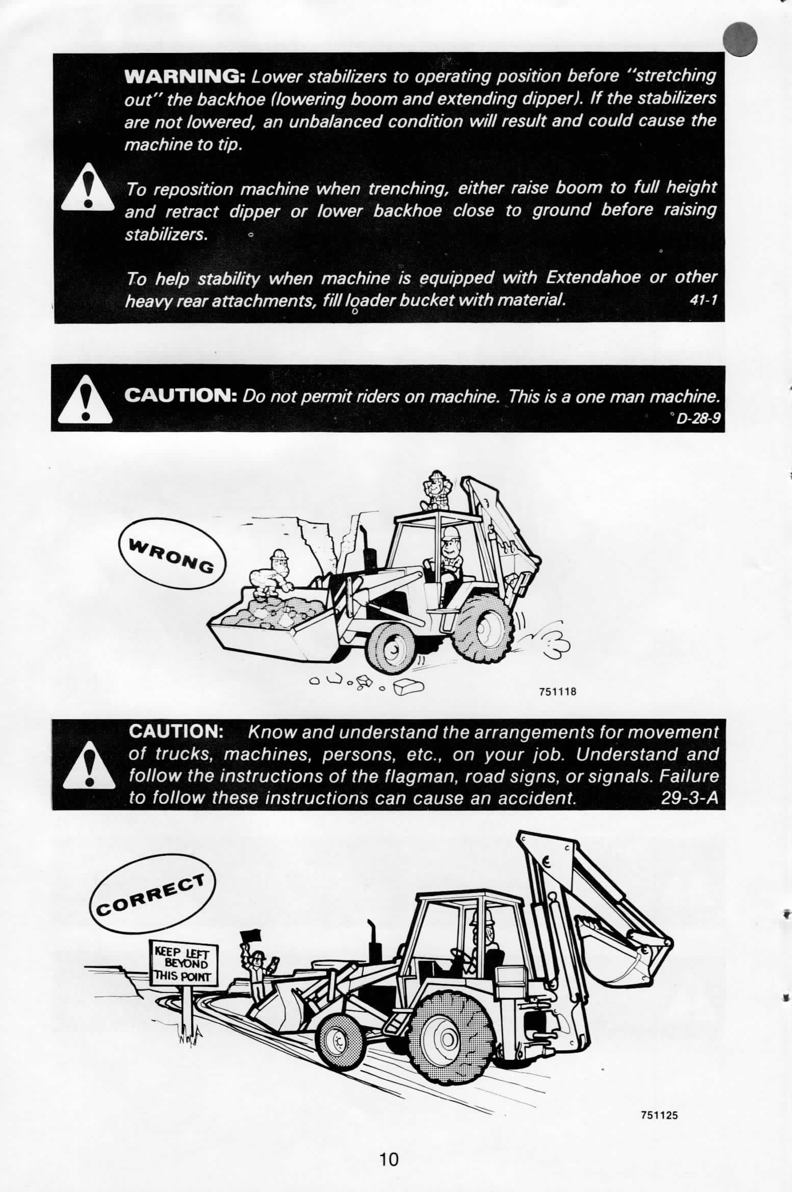 Download Now - 580C Backhoe Loader Operator Instruction