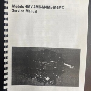 Paper Manual - Service Manual Quadrajet Carburetor 4MV-4MC-M4ME-M4MC 1981