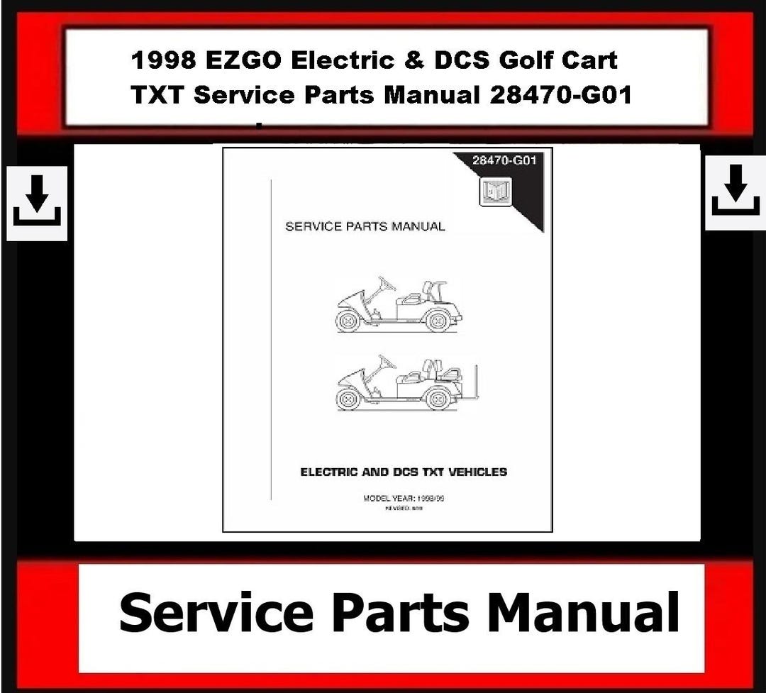 1999 ez go txt electric golf cart manual