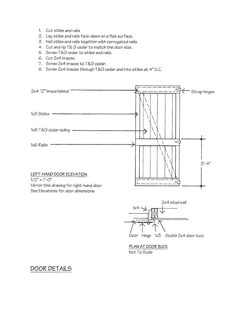 10x14 All Purpose Storage Shed Building Plans Etsy