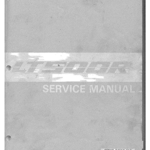 Paper Manual - 1987 1988 1989 1990 Service Repair Manual  LT500R Quadzilla