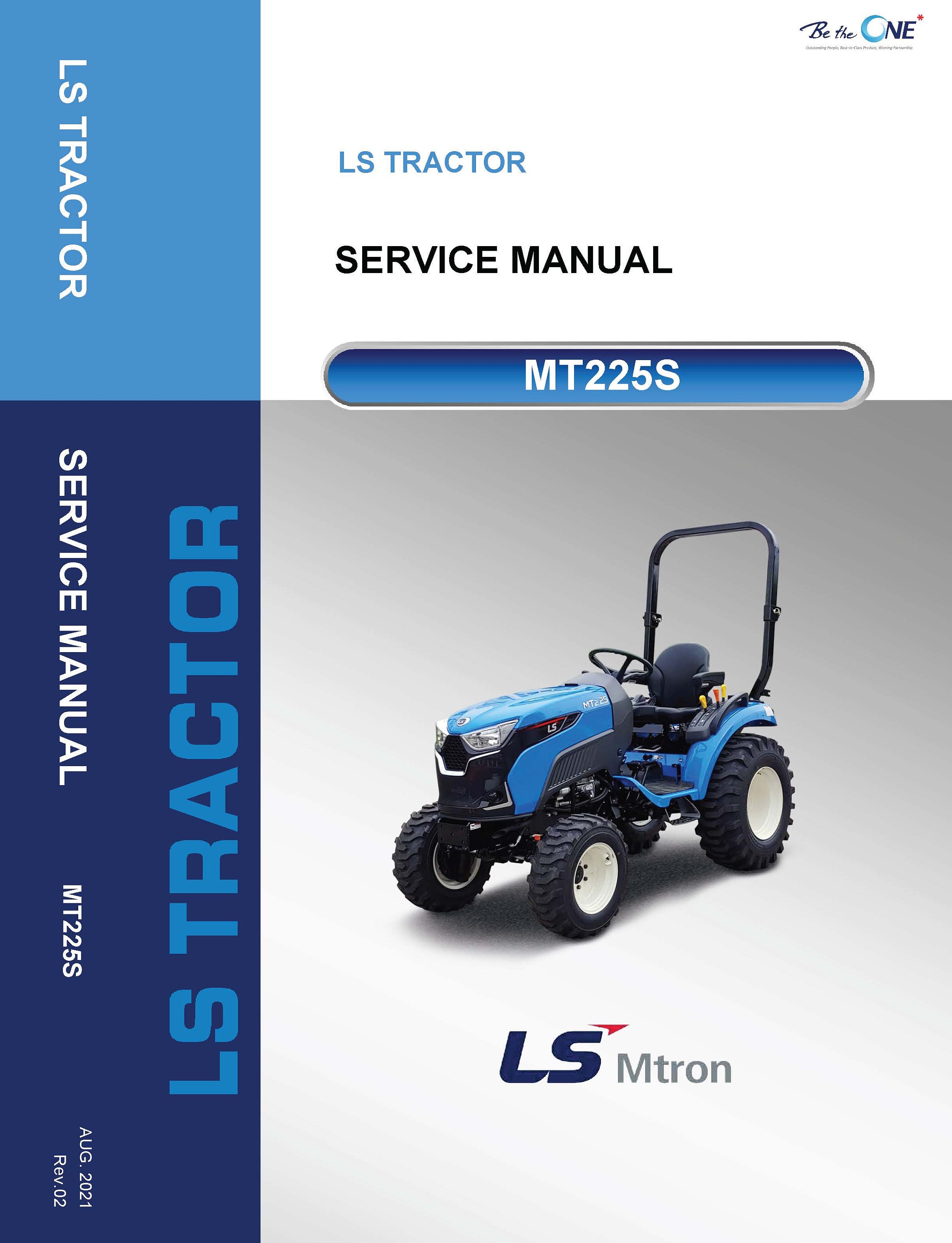 255 Tractor Technical Workshop Repair Manual LS Tractor MT225S - Etsy