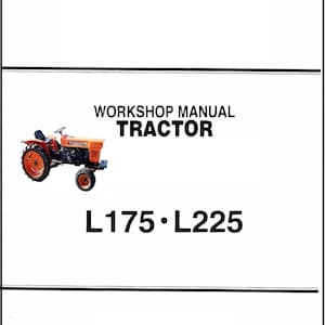 クボタに適合 - L175 L225 トラクターワークショップ修理マニュアル