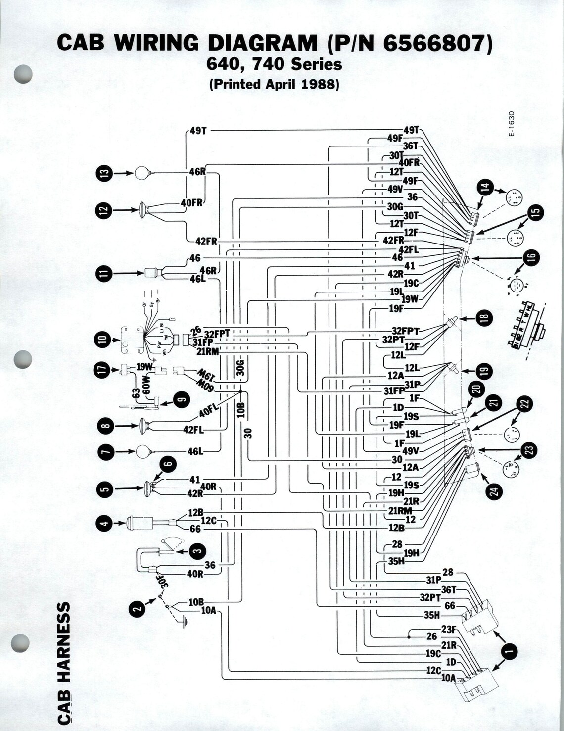 1988 741 742 743 Flow Charts Wiring Diagrams - Etsy