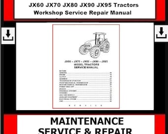 Fits Case - JX60 JX70 JX80 JX90 JX95 Tractors Workshop Service Repair Manual