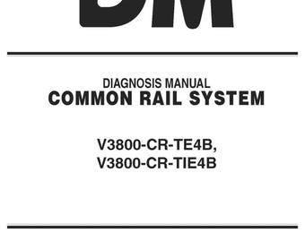 Past op Kubota: onderhoudshandleiding 3800-4 V-CR-B dieselmotor