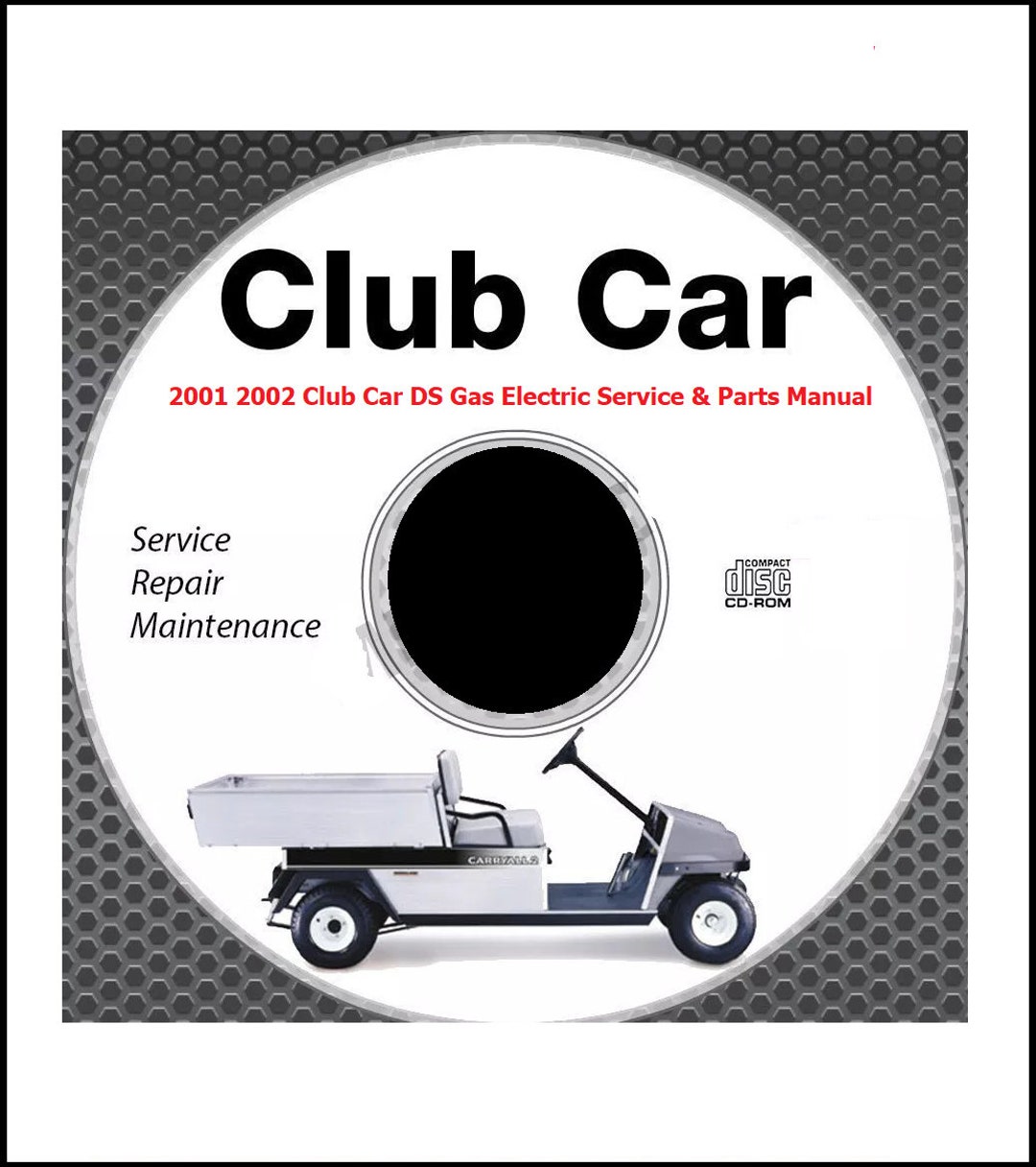 2001 2002 Gaselectric Golf Cart Technical Repair Manual Fits