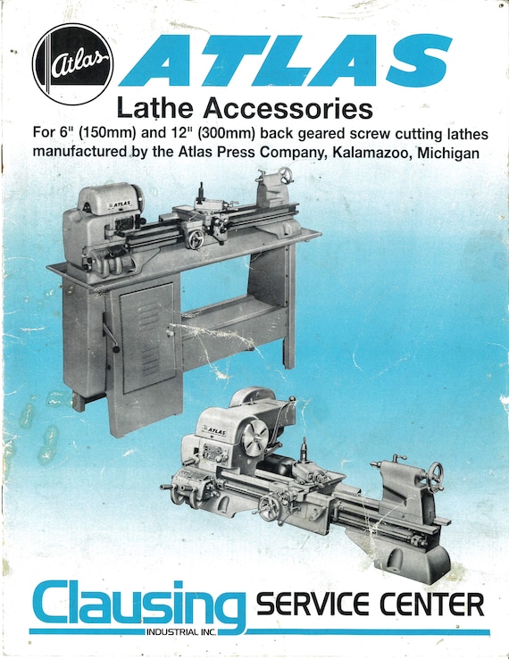2000 Atlas Lathe Accessories Fits for 6 12 Lathes Clausing Etsy UK