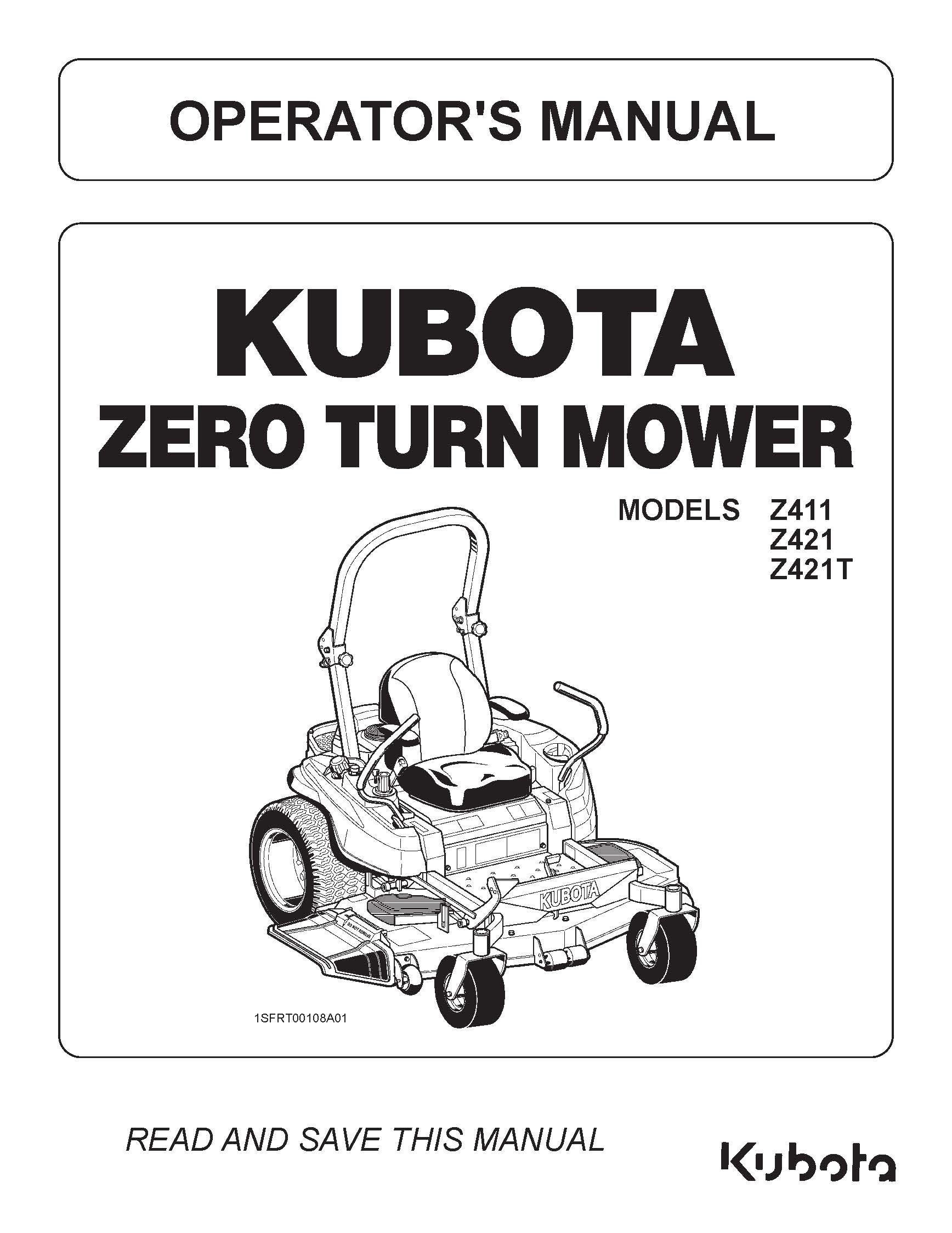 Z411 kubota online