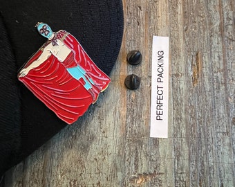 Nacho Libre Lucha Libre Premium Enamel Pin / Brooch