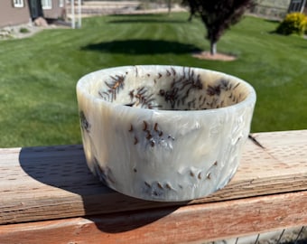 Handgefertigte Schale aus Holz & Resin | Rustikales Design Einzigartige dekorative Schale | Landhaus Küche Dekor