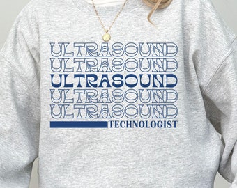 Sonographer Sweatshirt for Ultrasound Tech, Future Sonographer, Ultrasound Tech Crewneck Sweatshirt, Ultrasound Tech Gift, Ultrasound Grad
