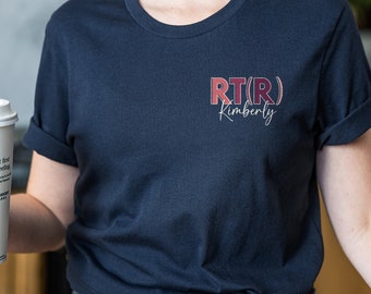 Rad Tech Personalized Shirt for Radiologic Technologist RT(R), Rad Tech Gift, Xray Tech Tshirt, Xray Technologist Shirt, Radiology Shirt
