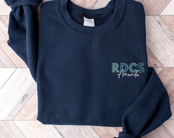 Cardiac Sonographer Sweatshirt for RDCS, Echocardiographer Sweatshirt, Echo Tech Grad Gift, Sonographer Sweatshirt, RDCS Sonographer Gift