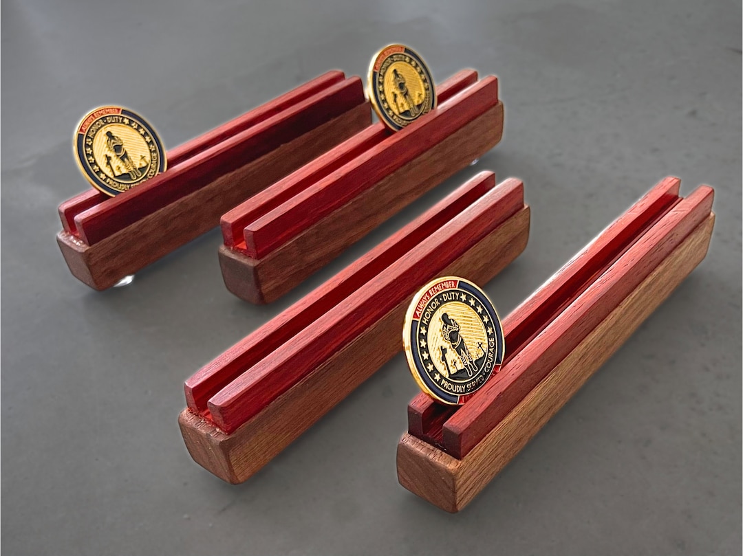 Wooden Coin Holder,challenge Coin Display,coin Display,coin Rack