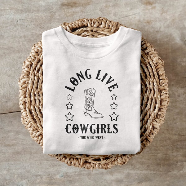 Long Live Cowgirls svg, Cowboy svg, Cowgirl png, Western T-shirt Sublimation Design, Boho Trendy svg, Southern png, Cricut Silhouette files