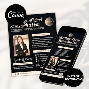 Life Insurance Template, Insurance Marketing, Life Insurance, Insurance Flyer, Insurance Agent, Insurance Marketing, Financial Advisor