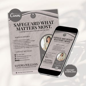 Insurance Marketing, Life Insurance Template, Life Insurance, Insurance Flyer, Insurance Agent, Insurance Marketing, Financial Advisor