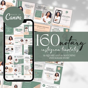 Notary Business Template, Notary Marketing, Notary, Notary Marketing Bundle, Notary Social Media, Notary Instagram Post, Mobile Services