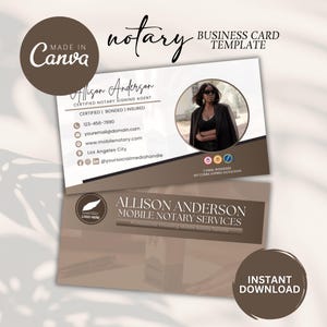 Notary Business Card,Notary Public Business Card,Mobile Notary Business Card,Notary Business Card Template Notary Template, Notary Marketing