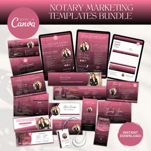 Notary Marketing Bundle, Notary Marketing Flyers Bundle, Notary Bundle Starter Kit, Notary Marketing Templates, Loan Signing Agent Bundle