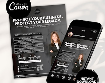 Life Insurance Template, Insurance Business, Life Insurance, Insurance Flyer, Insurance Agent, Insurance Marketing, Financial Advisor