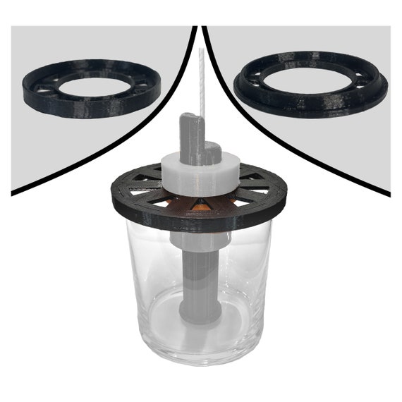 Wick Centering & Holder Combo Pack Custom Fit for Your Candle Vessel 