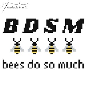 Beginner-Friendly Cross Stitch Kit | Bees Do So Much