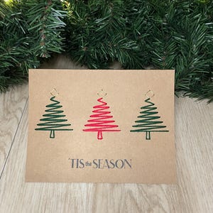 Carte de Noël brodée | Fait main