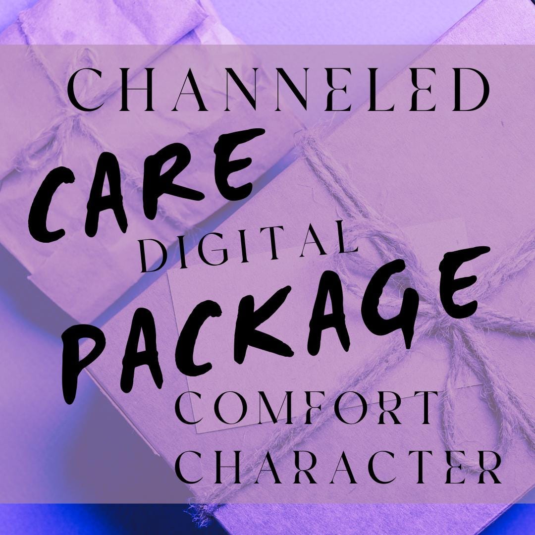 Channeled Comfort Character Digital Care Package