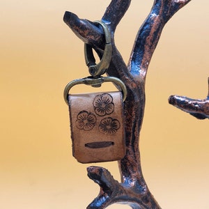 Leather Minimalist Keychain