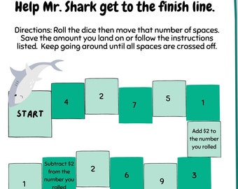 Mr. Shark Savings Game