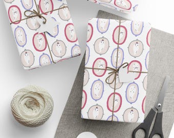 Ghost Wrapping Paper, Cute Halloween Gift Wrap, Coquette Halloween Decor, Festive Gift Wrap, Halloween Party Supplies, Spooky Gift Packaging