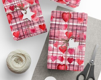 Valentines Day Cottagecore Gift Wrap, Cottagecore Valentine Gift Wrap, Valentine Wrapping Paper, Cute Valentine Wrap, Hearts Gift Wrap