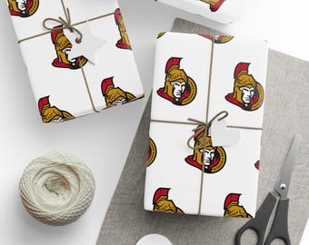 Ottawa Senators Gift Wrap: NHL Team Logo, Sens Army