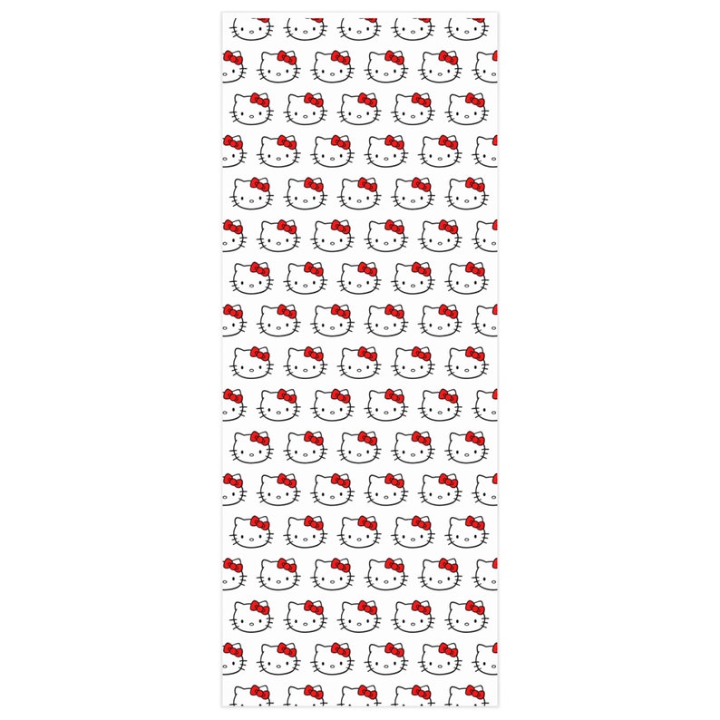 Hello Kitty Wrapping Paper Roll, Birthday Gift Wrap, Hello Kitty Gift