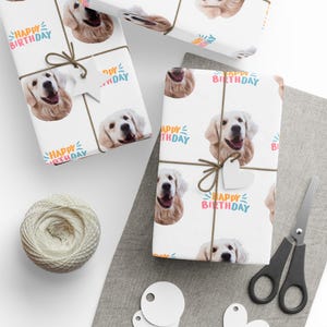 Aangepaste cadeauverpakking huisdier foto, verjaardagscadeauverpakking voor dierenliefhebbers, verjaardagscadeauverpakking voor honden en katten, aangepast uniek ontwerp