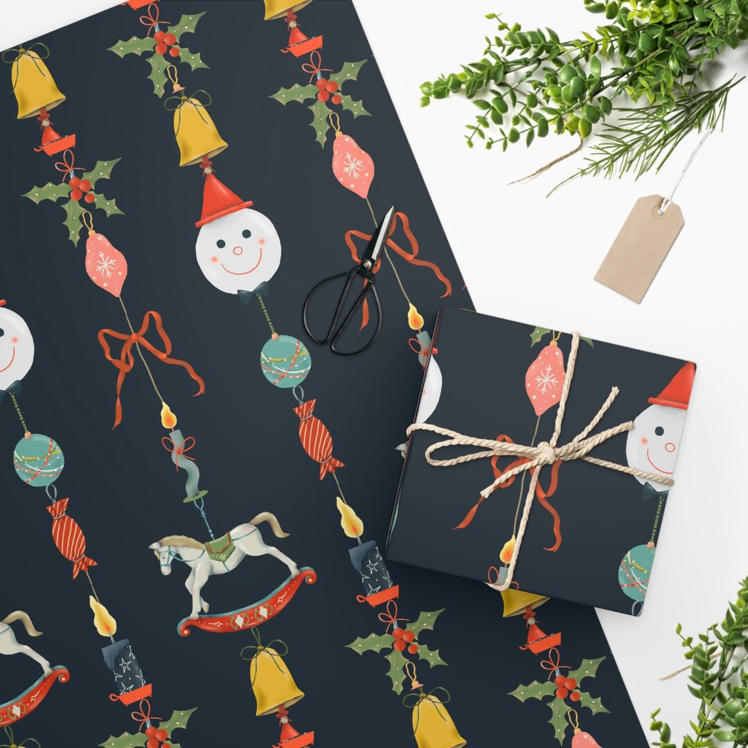 Christmas Wrapping Paper Roll, Christmas Gift Wrap, Christmas Wrapping Paper, Cute Christmas