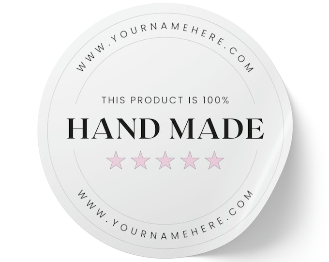 Customizable Round Sticker Label Rolls, VIP Business Label Stickers, Thank you Stickers, Thank you Labels, Small Business Stickers
