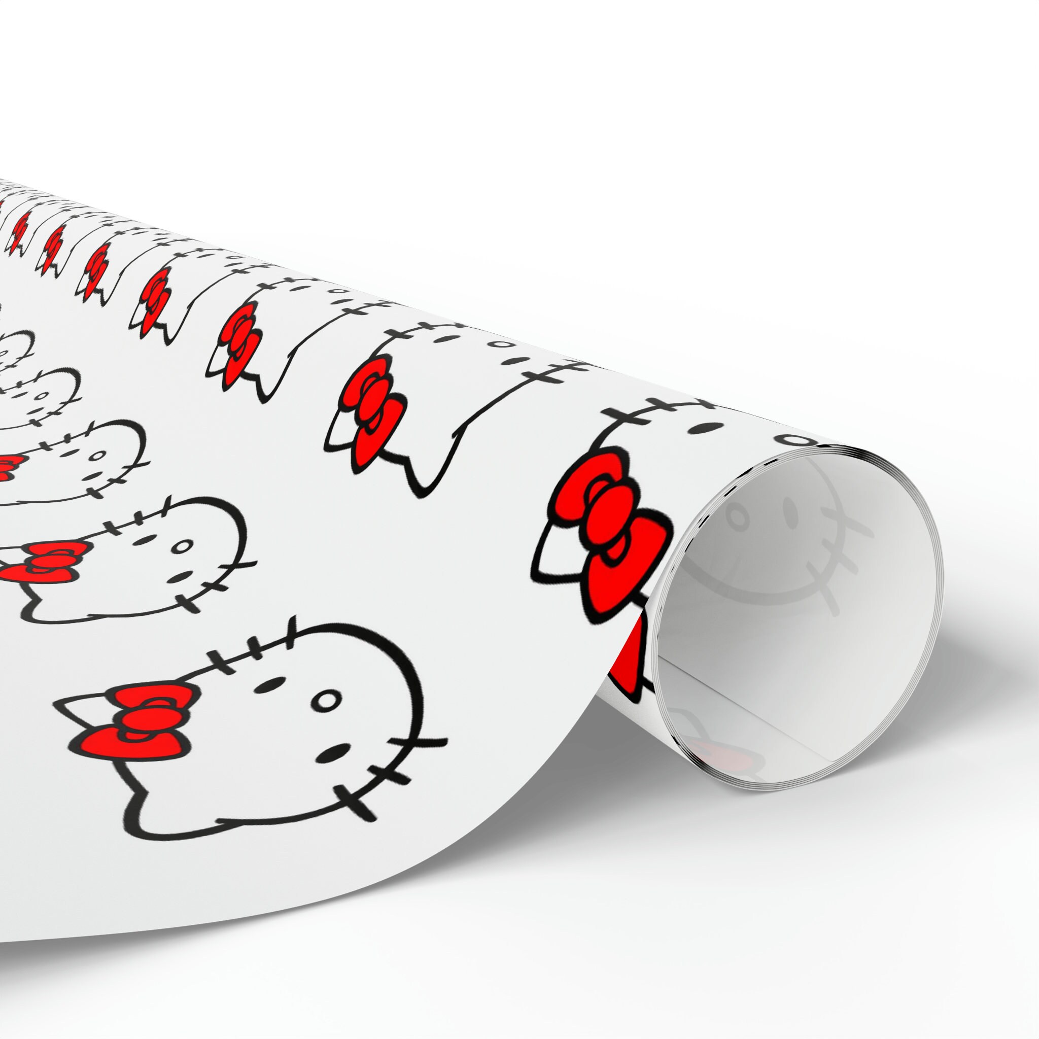 Hello Kitty Wrapping Paper Roll, Birthday Gift Wrap, Hello Kitty Gift ...