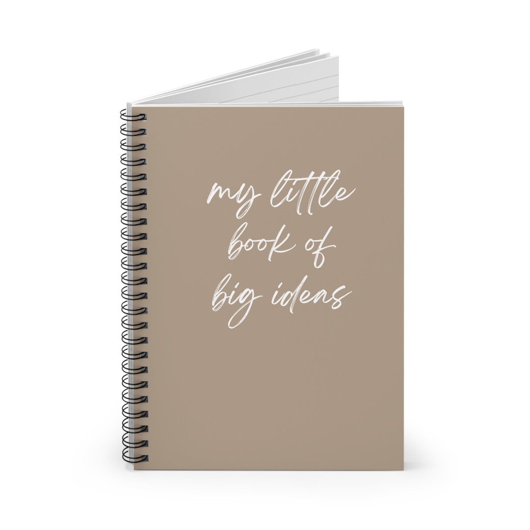 Ruled Line Spiral Notebook: Stationery Gift, Writer's Journal - Etsy