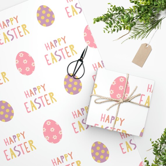 Easter Wrapping Paper,Happy Easter Wrapping Paper,Easter Bunny's