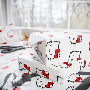 Hello Kitty Wrapping Paper Roll: Birthday Gift Wrap image 2