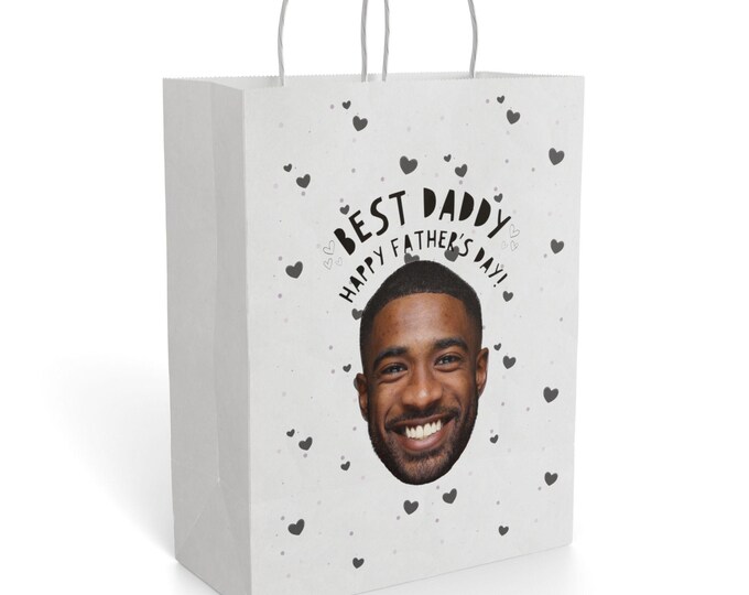 Custom Photo Gift Bag | Daddy, Father's Day Keepsake