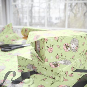 Geschenkpapier mit Blumenmuster zum Muttertag, 90 g/m² Kunstdruckpapier Bild 2