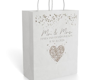 Personalized Wedding Gift Bag | Custom Name Favor Bag